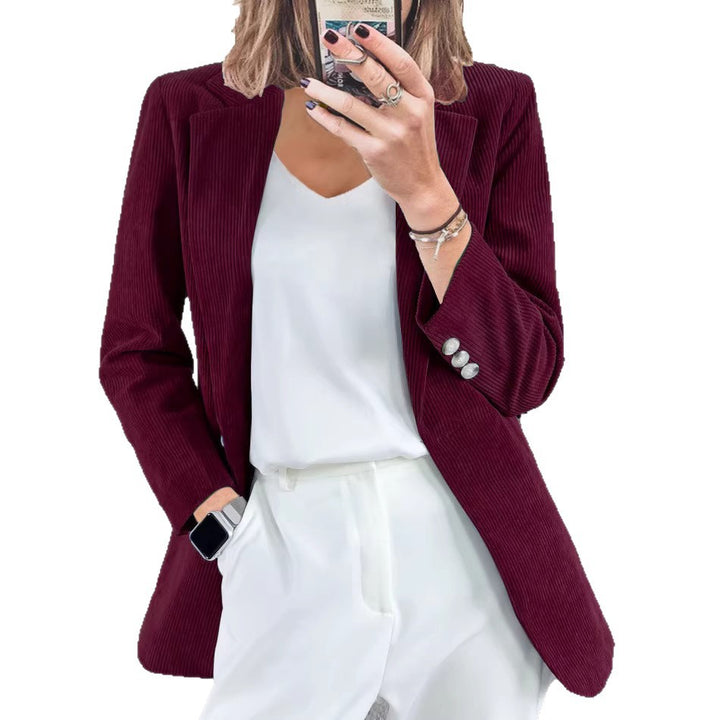 Veste à rayures à la mode pour femmes avec coupe slim Chic & Stil