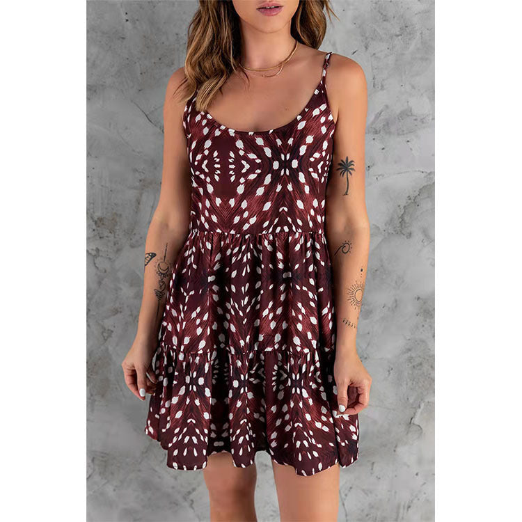 Airy beach dress for women with a floating hem and refined details Lune London