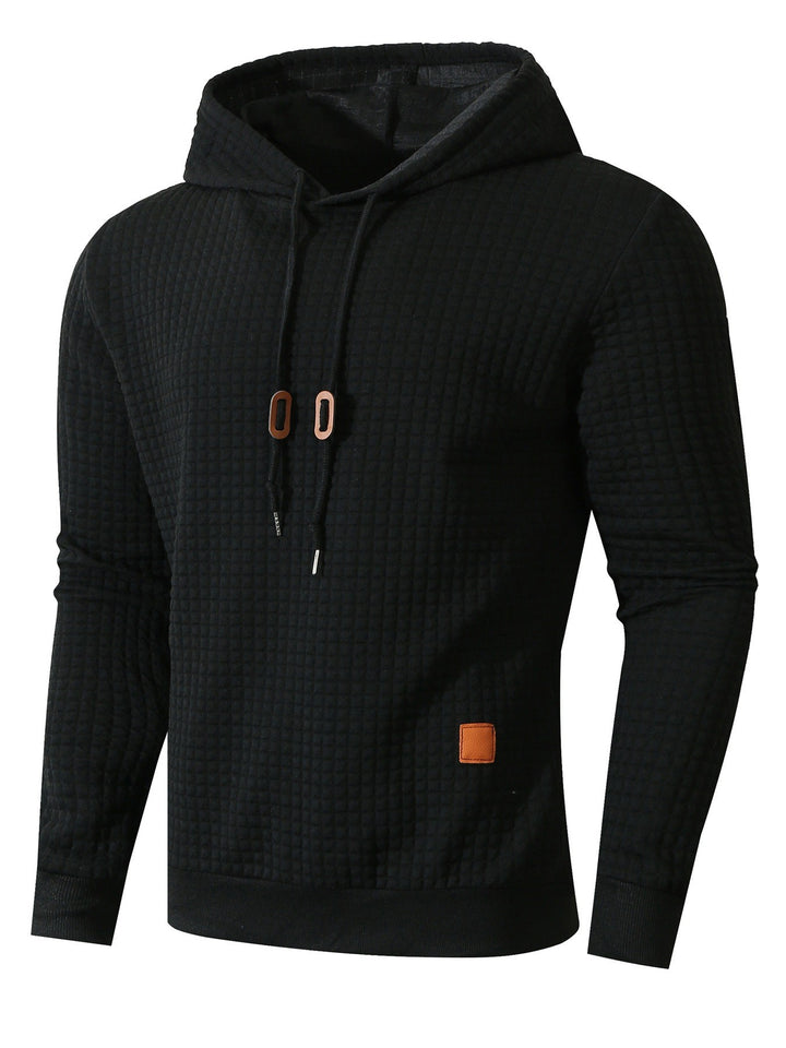 Men's hoodie with textured design Lune London