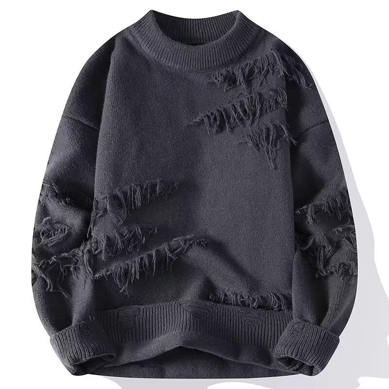 Ladies comfortable sweatshirt with unique fringe details Lune London