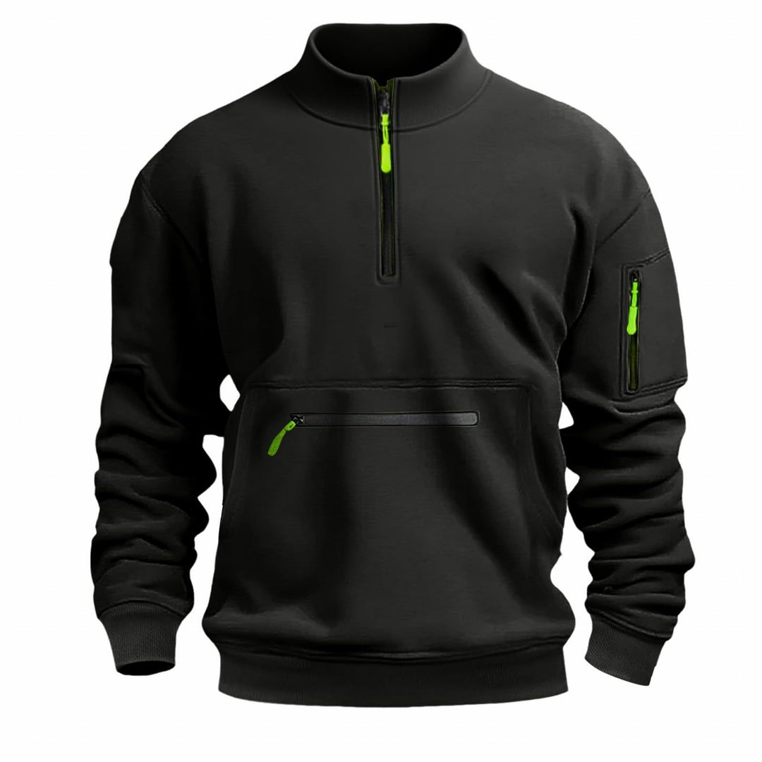 Men's functional sweatshirt with zipper Lune London