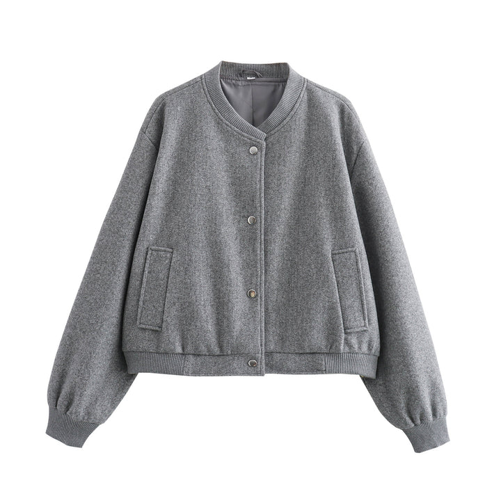 Oversized casual jacket for women with button closure Lune London
