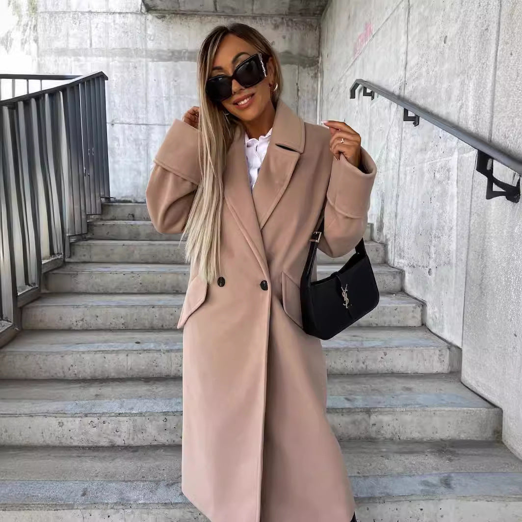 Women Oversized Wool Coat Elegant Lune London