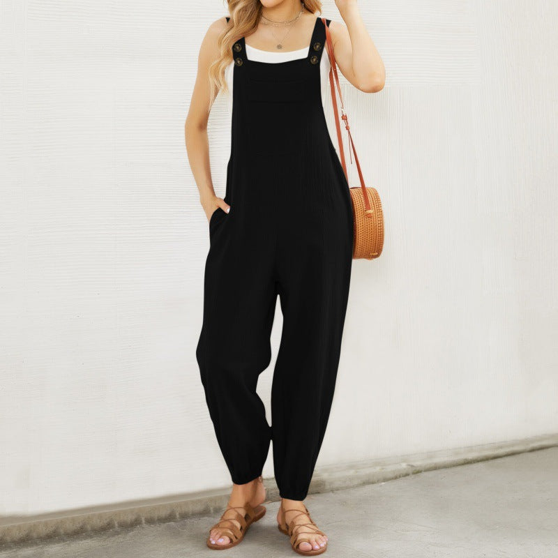 Stylish women's overalls with adjustable straps Lune London