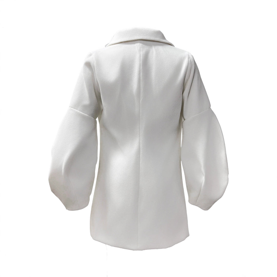 Robe blazer élégante pour femmes à double boutonnage avec manches volumineuses Chic & Stil