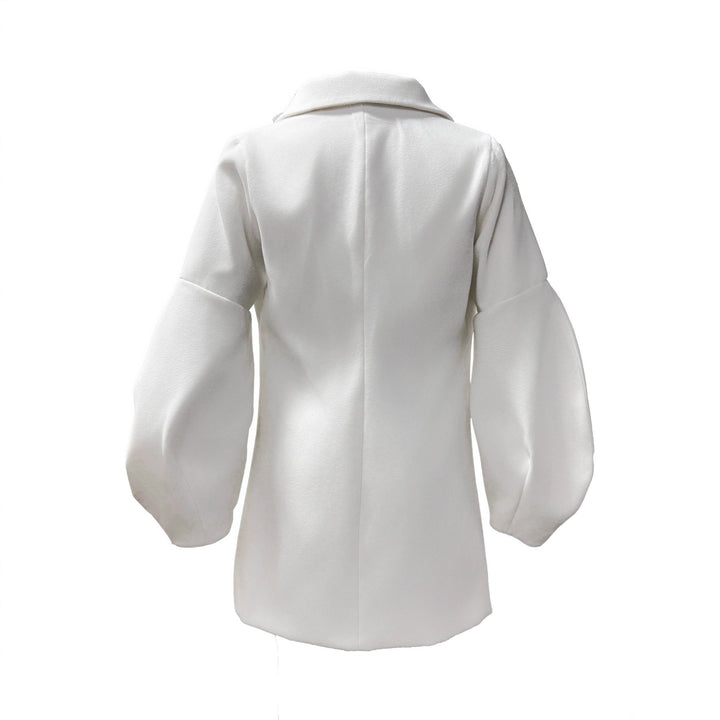 Robe blazer élégante pour femmes à double boutonnage avec manches volumineuses Chic & Stil