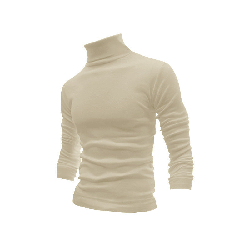 Stylish turtleneck sweater for men in soft and stretchy material Lune London