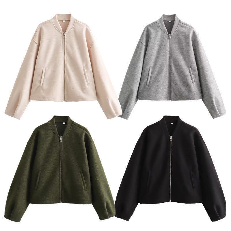 Lune London casual fit women's fashion sweat jacket with modern amenities