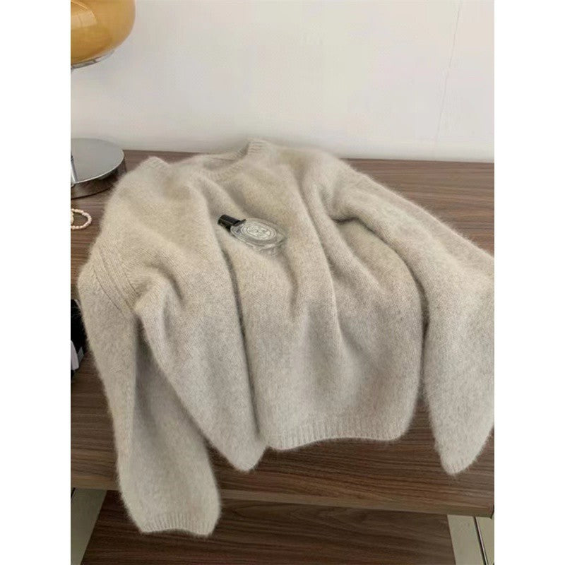 Pull confortable pour femmes en mélange de tricot fin Chic & Stil