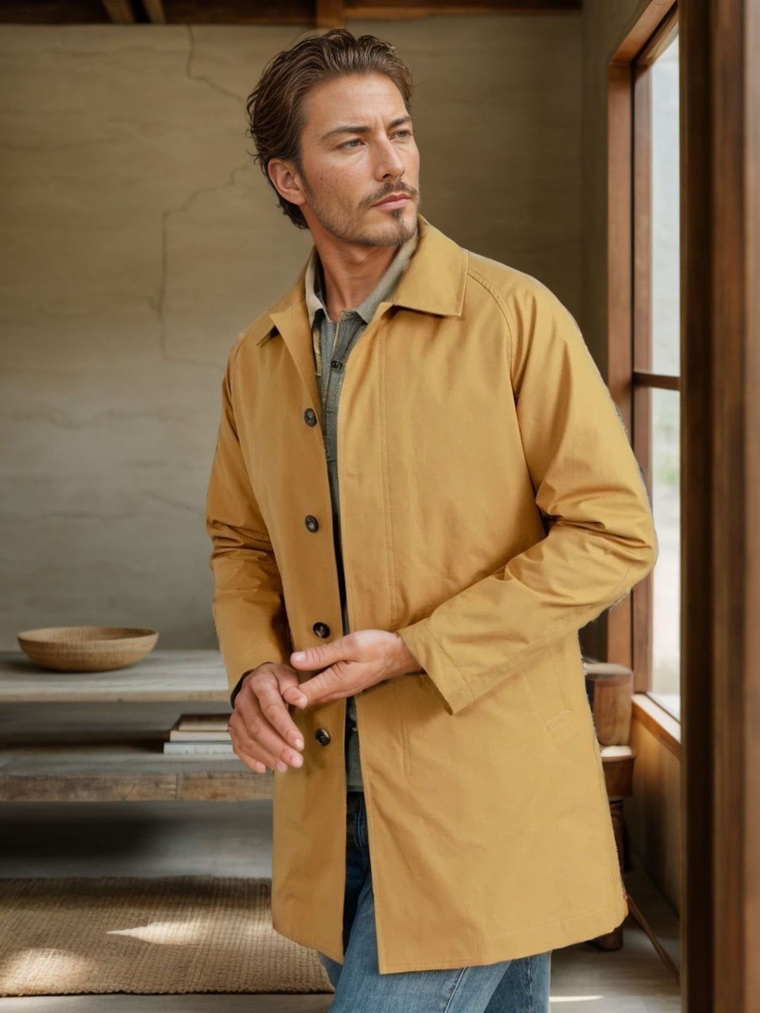 Casual transitional coat for men Lune London