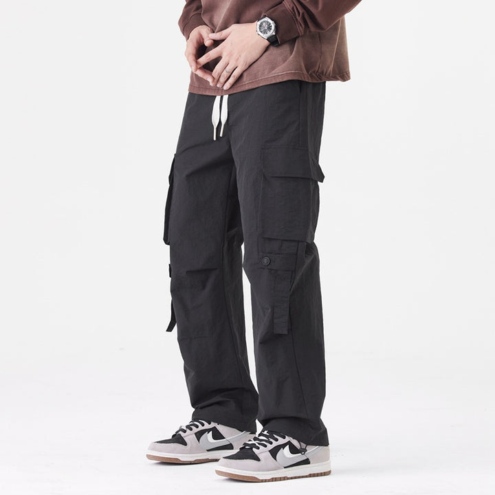 Men's cargo pants with multifunctional pockets and adjustable waist Lune London