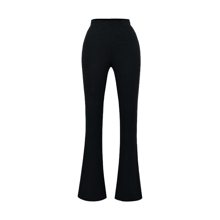 Elegant flared pants for women in high-quality elastic stretch material with high waist Lune London