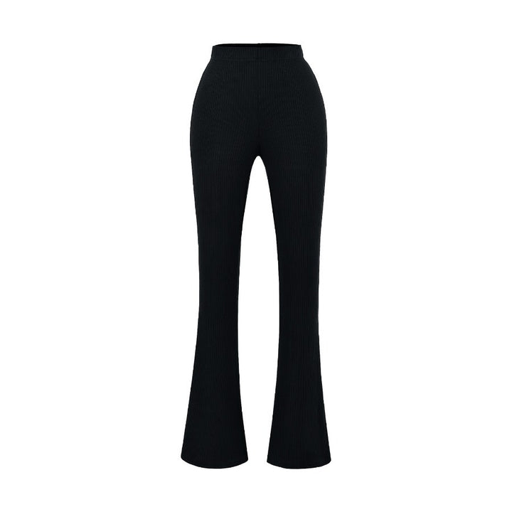 Elegant flared pants for women in high-quality elastic stretch material with high waist Lune London