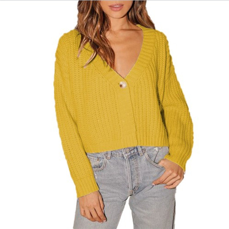 Women Thick Knit Vest with Deep V Neck and Casual Cut Lune London