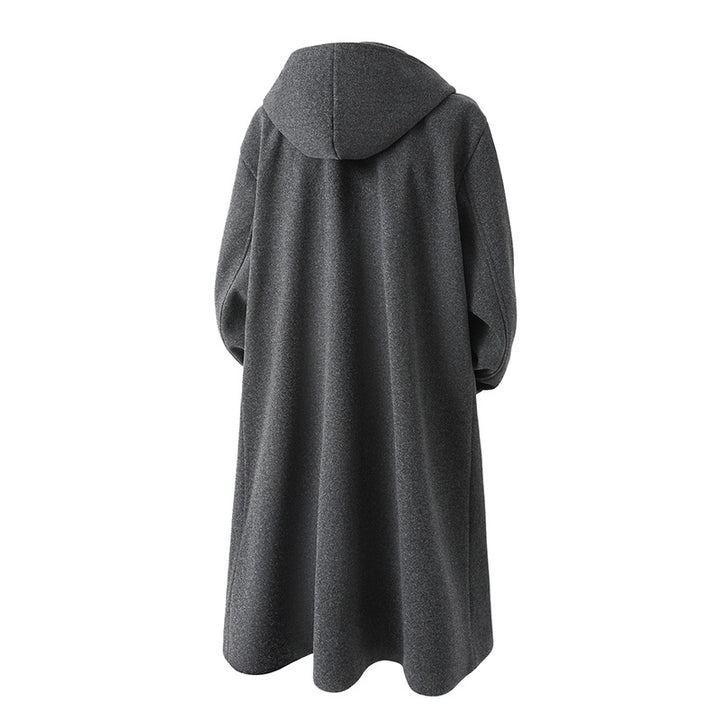 Elegant transition coat for women with double pleat collar and side pockets Lune London