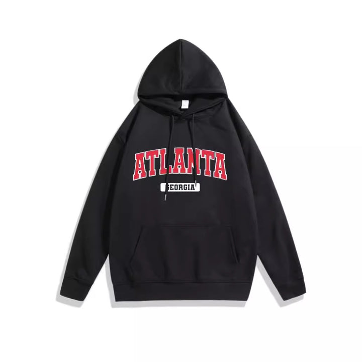 Women's hoodie with stylish Atlanta print Chic & Stil