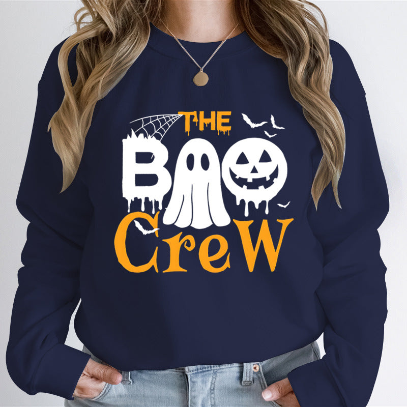 Sweatshirt pour femmes avec thème d'Halloween et impression graphique créative Chic & Stil