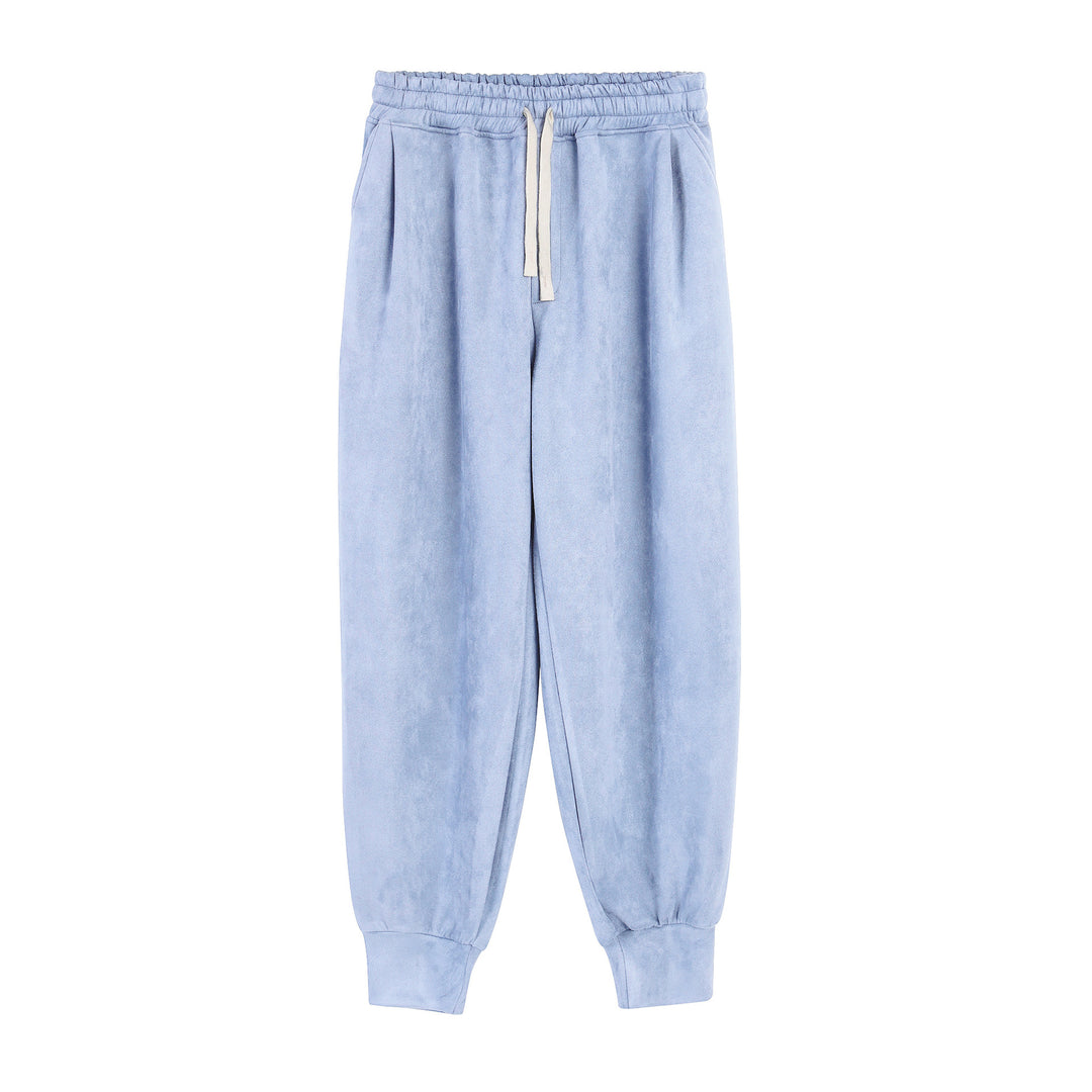 Casual women's jogger pants with elastic waistband and side pockets Lune London