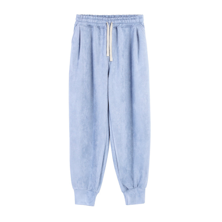 Casual women's jogger pants with elastic waistband and side pockets Lune London