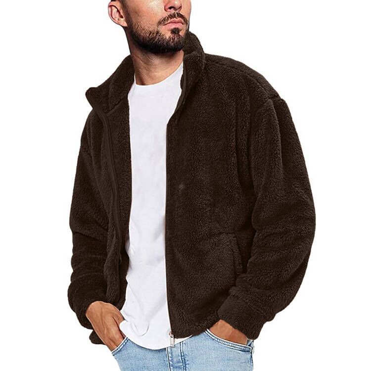 Men's Fleece Jacket with Soft Inner Lining and Practical Pockets Lune London