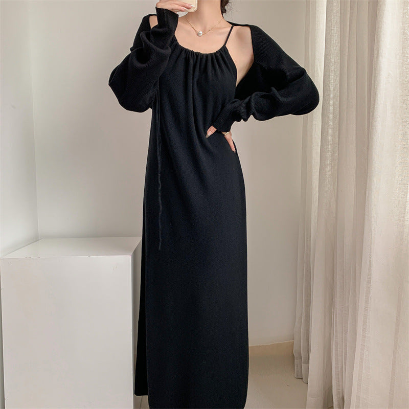 Robe maxi pour femmes avec bretelles réglables et coupe élégante Chic & Stil