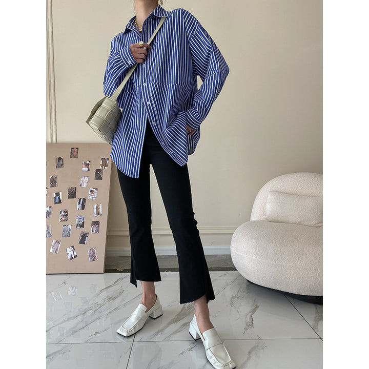 Women's Casual Striped Shirt with Modern Cut Chic & Stil