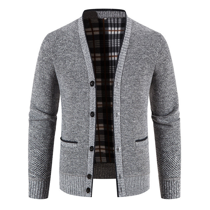 Men's knit jacket with modern design and classic fit Lune London