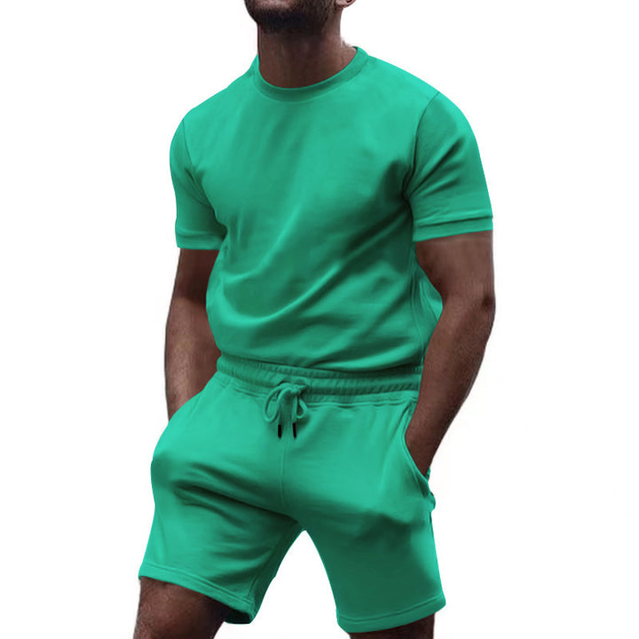 Short sleeve sports set for men with elastic waist Lune London