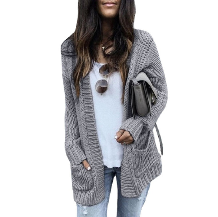 Cardigan Épais en Tricot pour Femme Chic & Stil