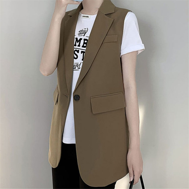 Lune London Fitted Sleeveless Jacket for Women