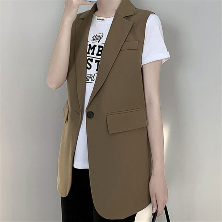 Lune London Fitted Sleeveless Jacket for Women