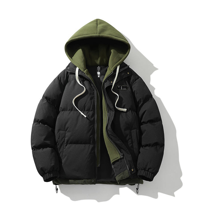 Warm padded jacket for women with removable hood and wind protection Lune London