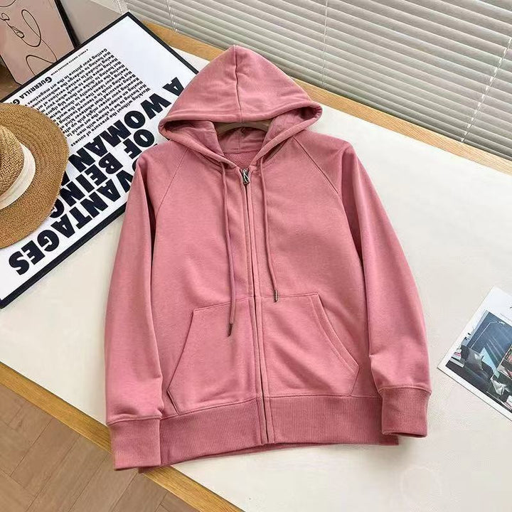 Veste à capuche structurée pour femmes avec zip intégral Chic & Stil