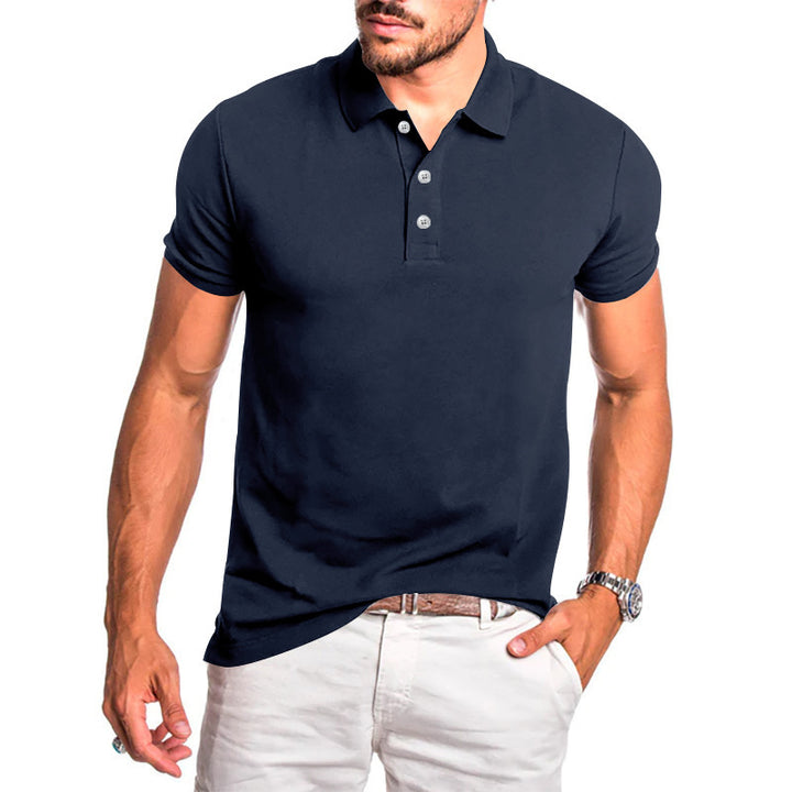 Men's high-quality short-sleeve polo with breathable technology and modern cut Lune London