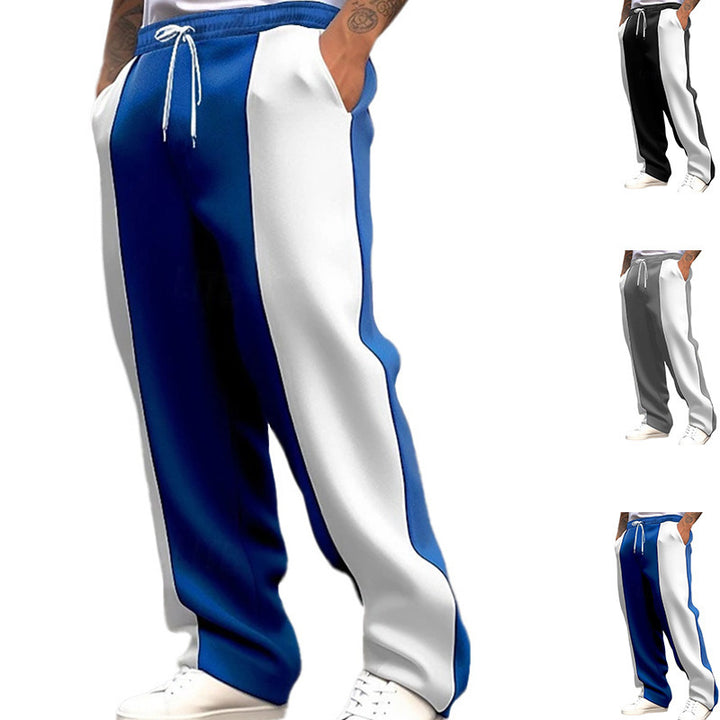 Men's sporty jogger pants with fashionable side design Lune London