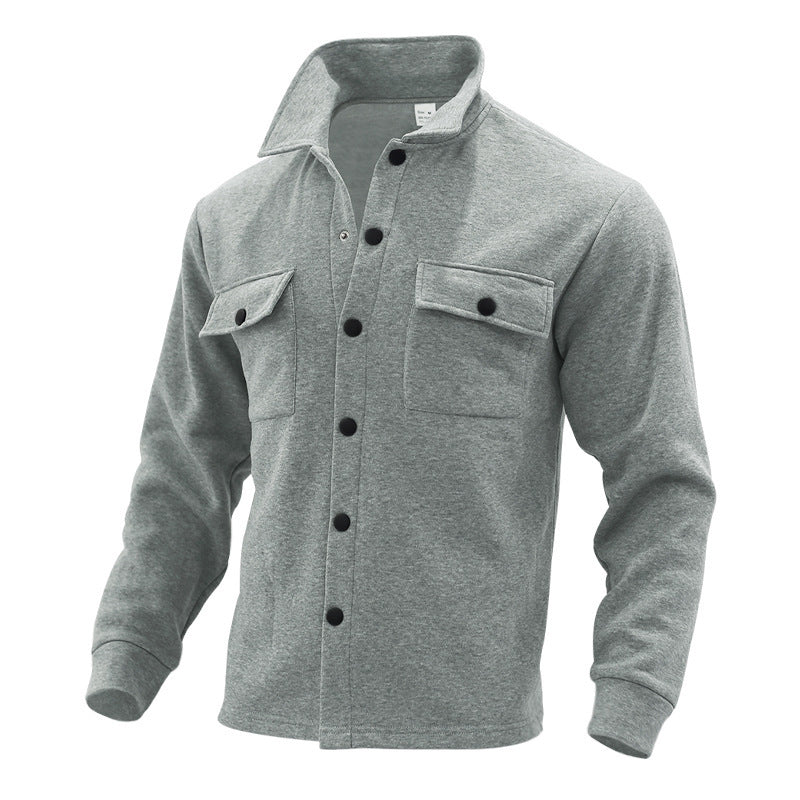 Flannel shirt for men with two chest pockets Lune London
