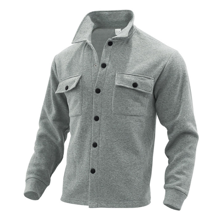 Flannel shirt for men with two chest pockets Lune London