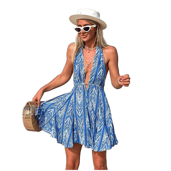 Lune London Women's Ruffled Backless Dress