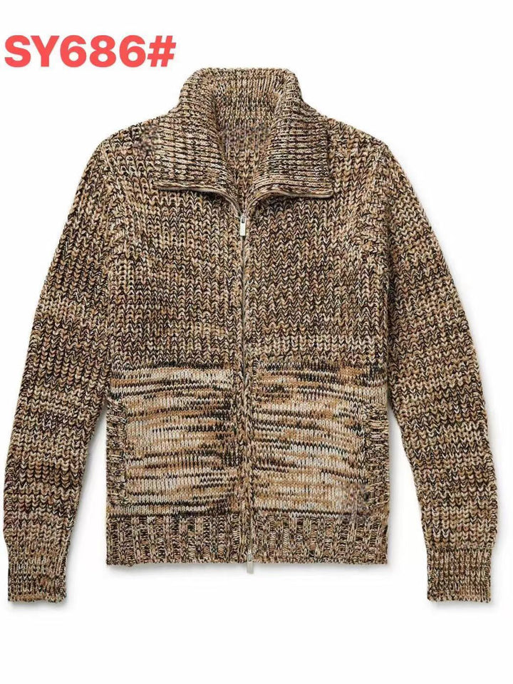 Women’s knit jacket with high collar Lune London