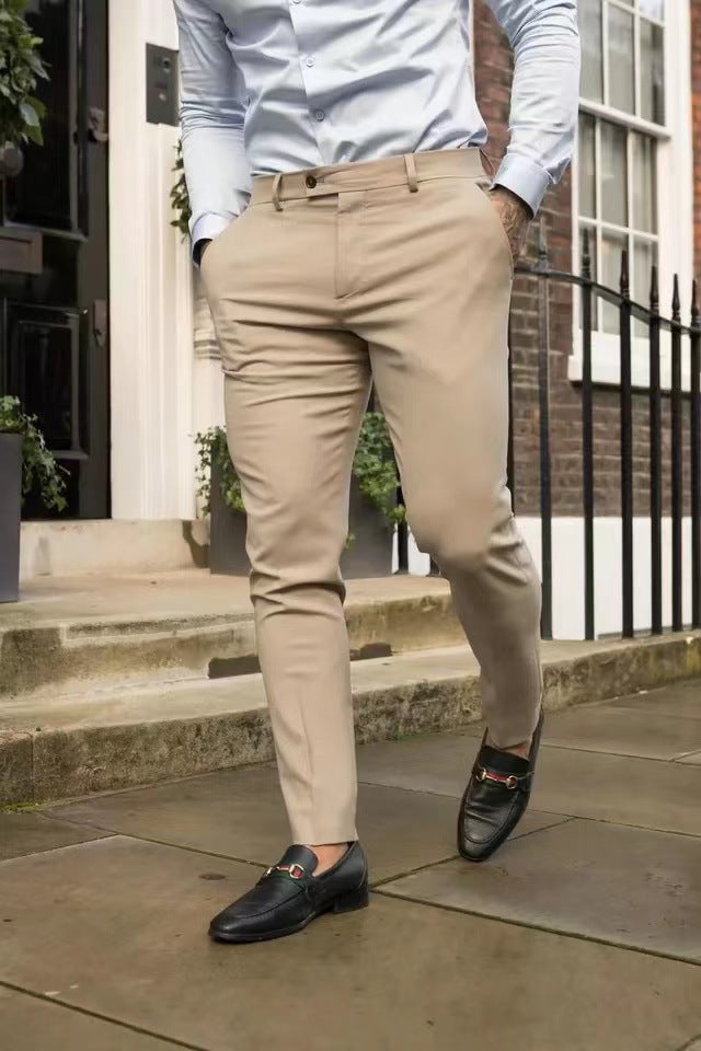 Men's Elegant and Chic Slim Fit Chino Pants Lune London