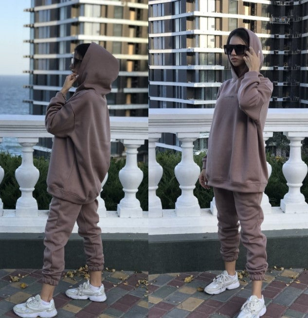 Women's oversized hoodie and jogger pants set Lune London