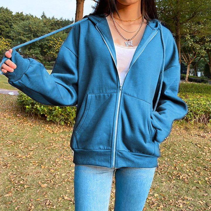Women's oversized zip-up hoodie Lune London
