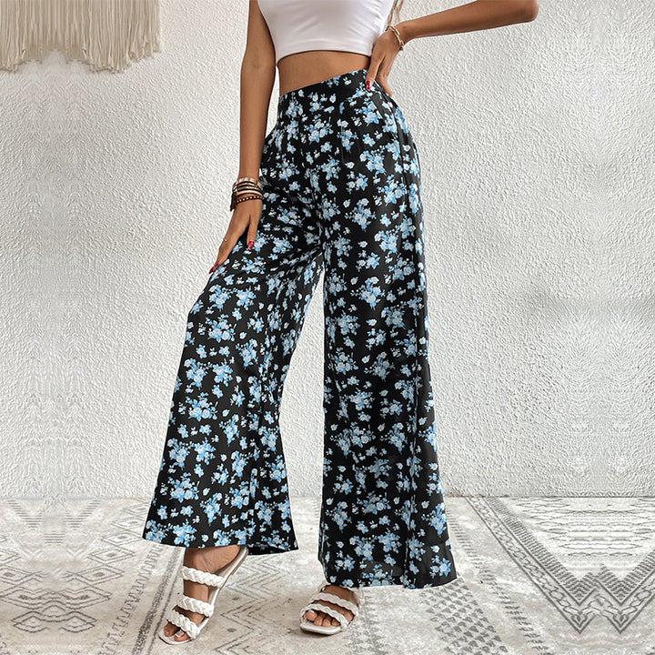Chic and Stylish Floral Wide Leg Pants for Women