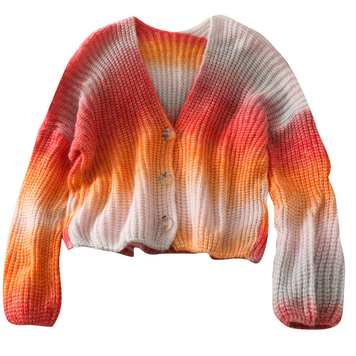 Women V-neck gradient vest chic and style