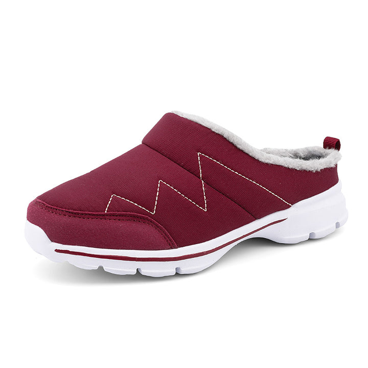 Slippers for women with non-slip sole and elastic shaft Lune London