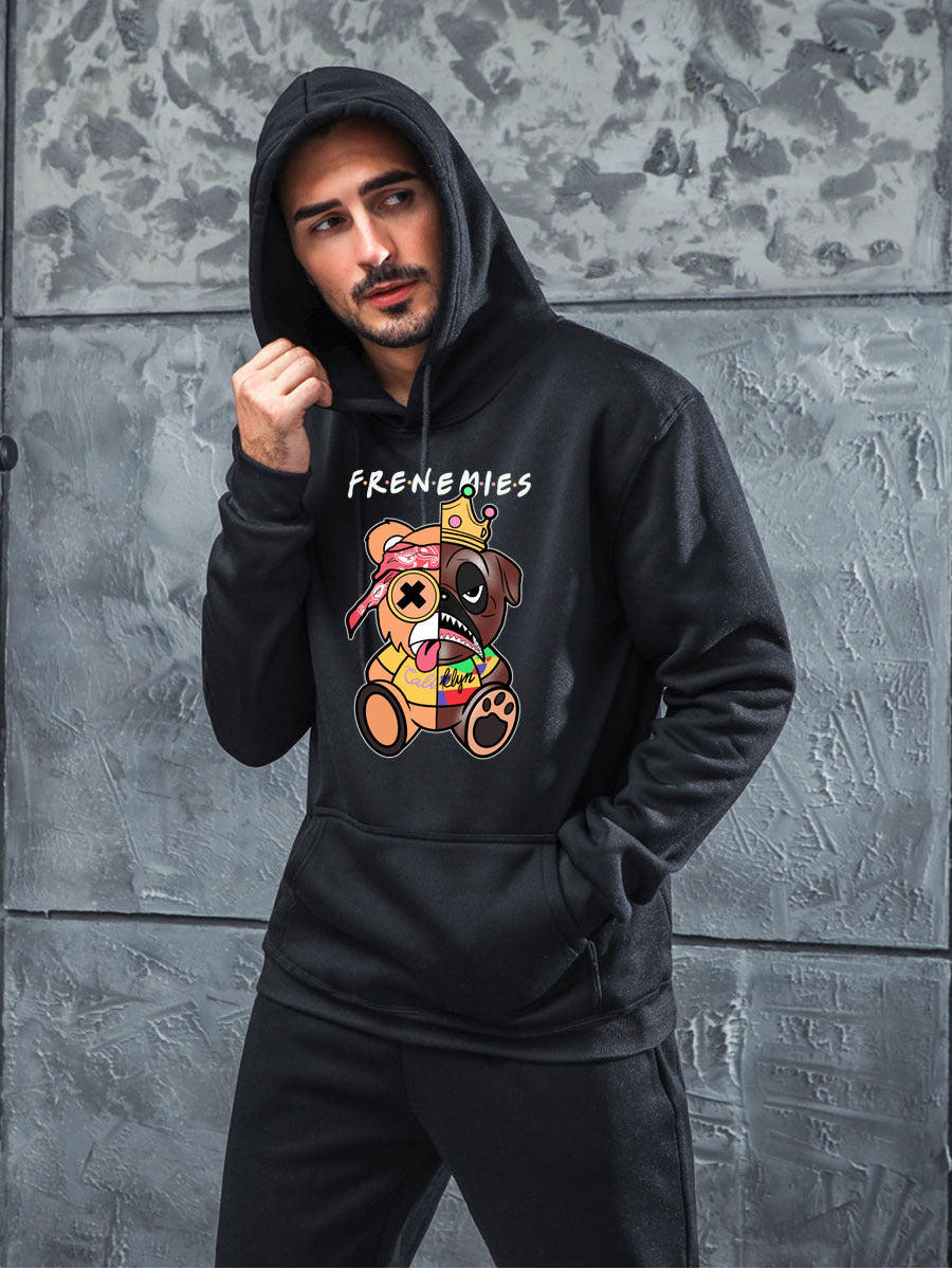 Women Hoodie with creative bear pattern Lune London