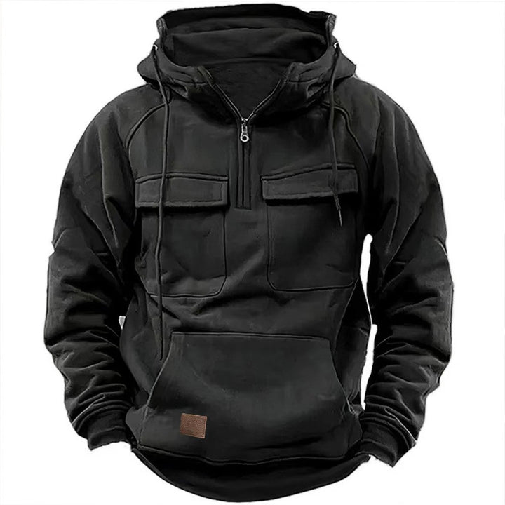 Men's functional hooded sweatshirts with practical pockets Lune London