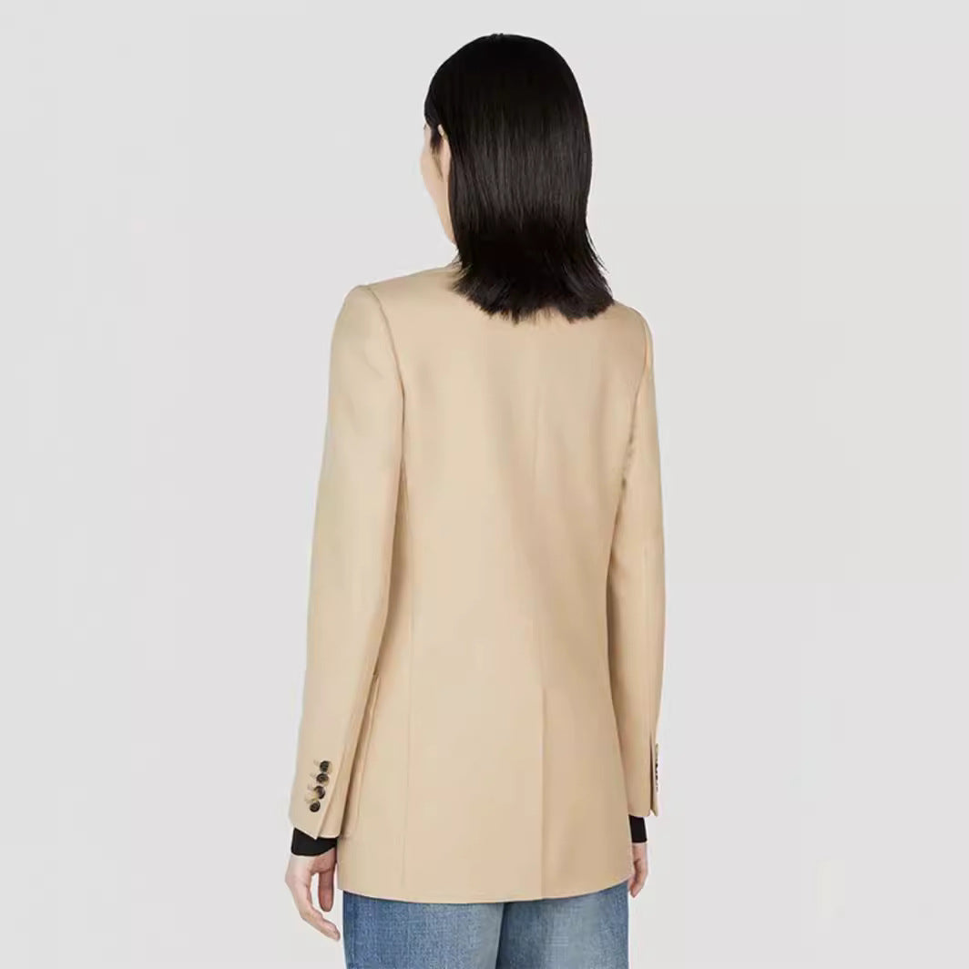 Blazer coordonné double pour femmes Chic & Stil