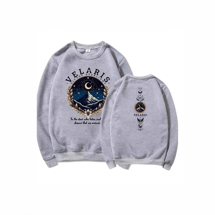Women's sweatshirt with artistic night sky motif Chic & Stil