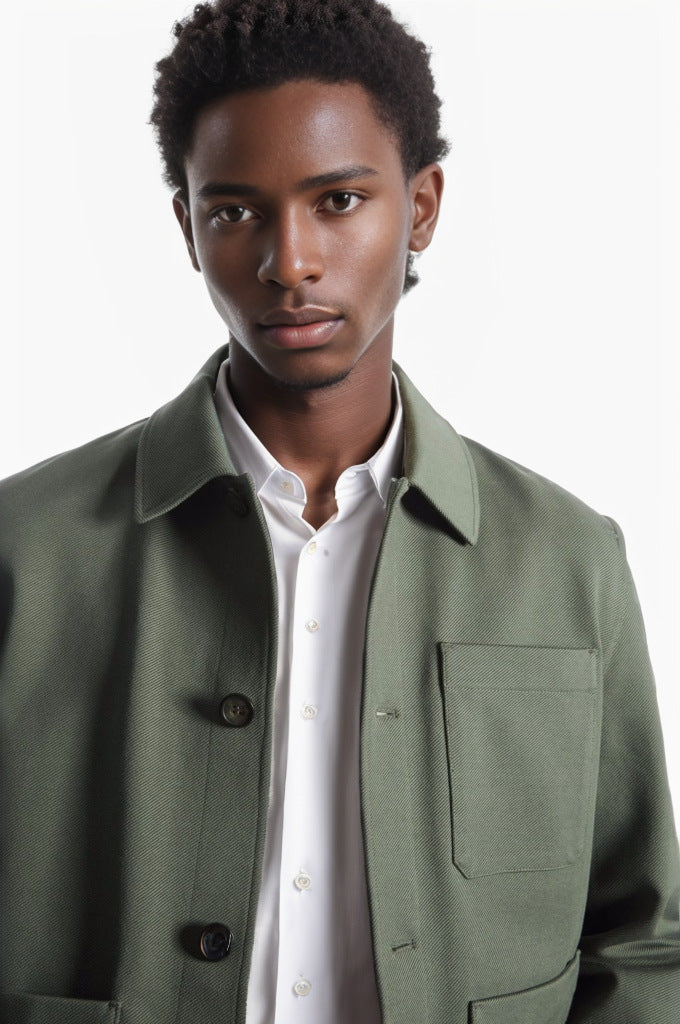 Trendy utility jacket for men with practical pockets Lune London
